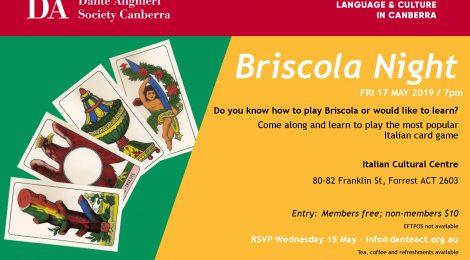 Briscola night - 17th May 2019