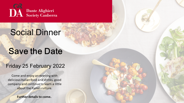 Social Dinner - Save the date!
